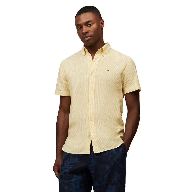 Men's Tommy Hilfiger Short Sleeve Printed Shirt,  Product Image