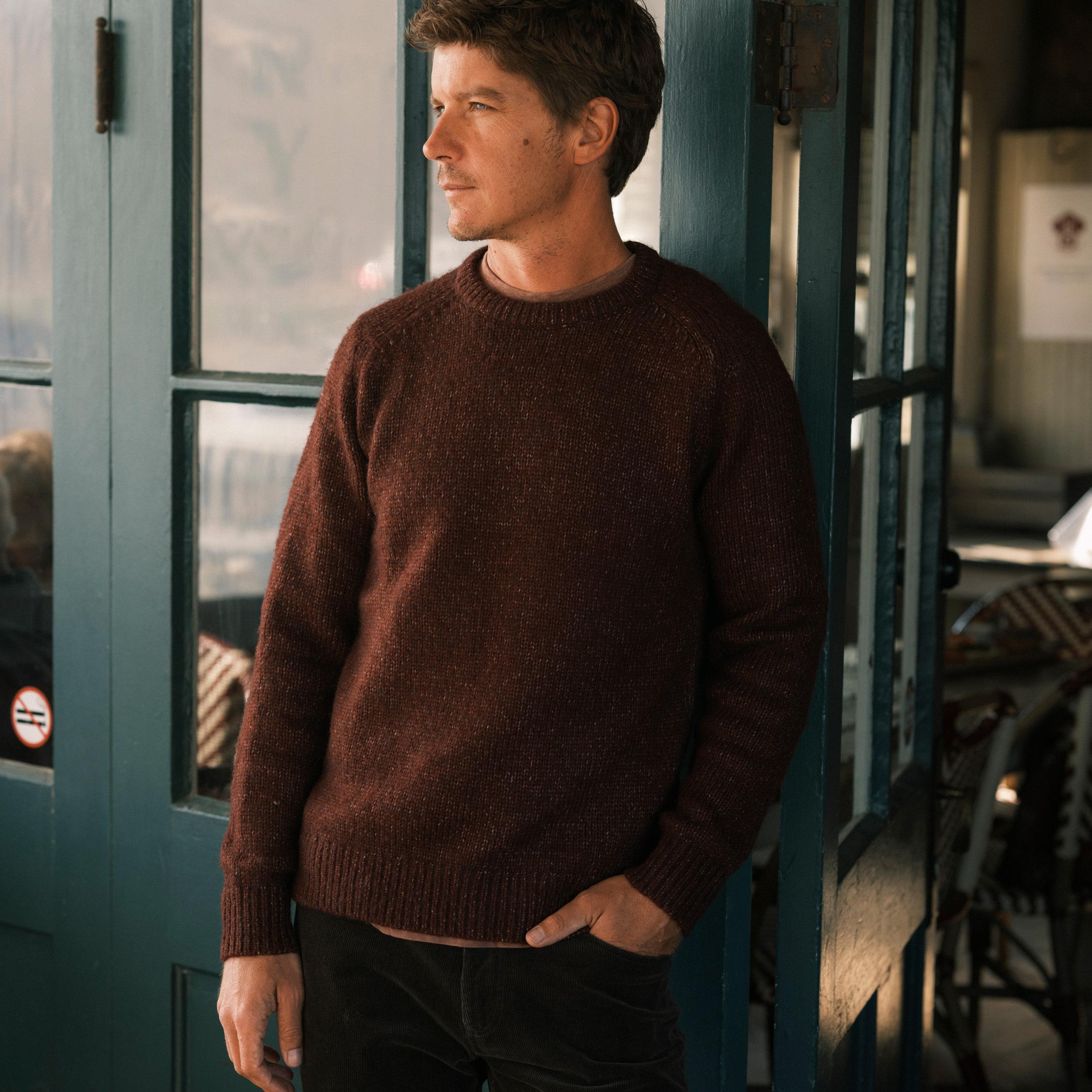 Collegiate Sweater Crew - French Roast Product Image