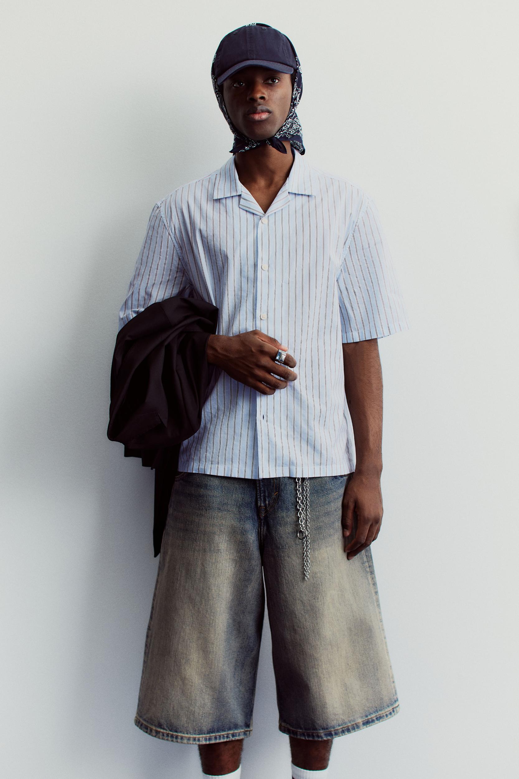 Regular-Fit Cotton Resort Shirt Product Image