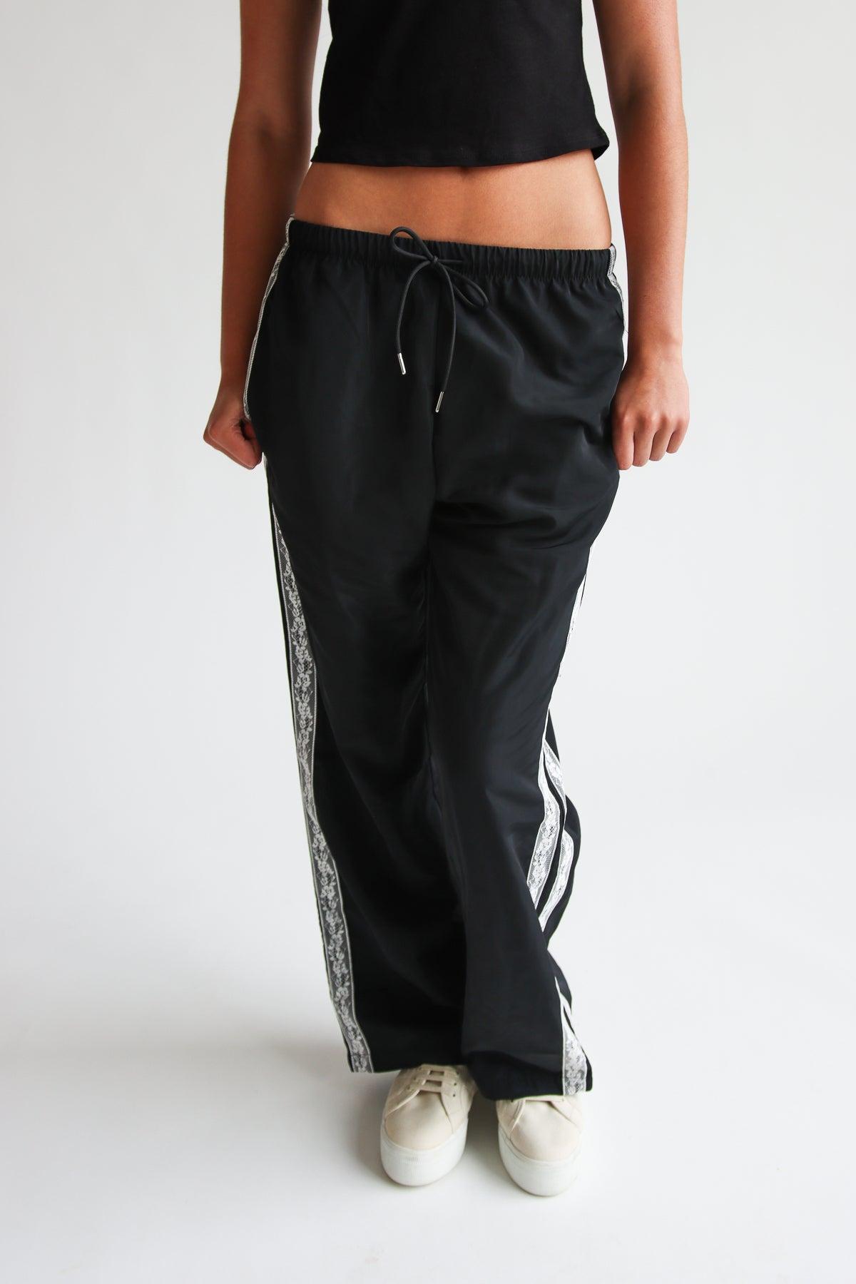 Lace Stripe Track Pants Product Image