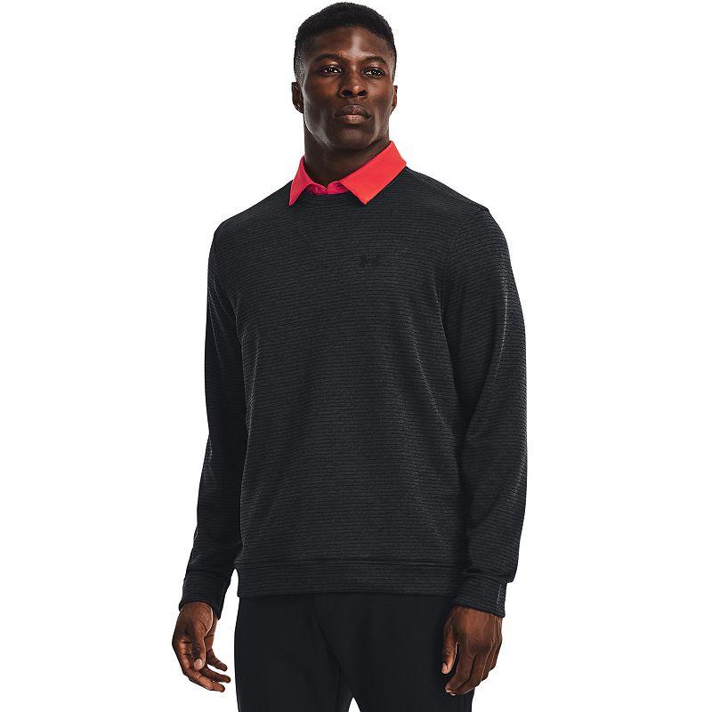 Men's Under Armour Storm Crew Sweater, Size: Medium, Black Product Image