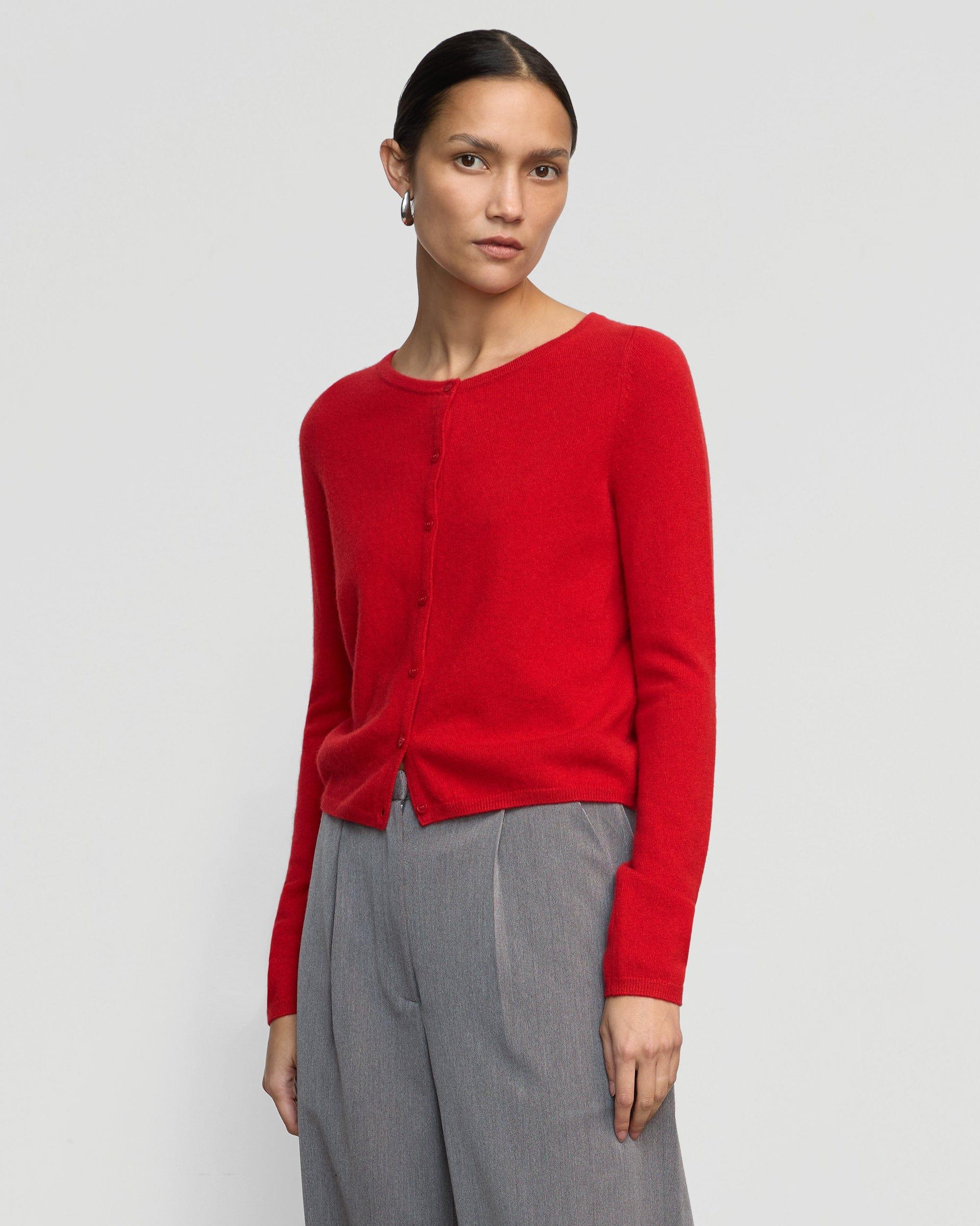 Emme Cashmere Button Cardigan Product Image