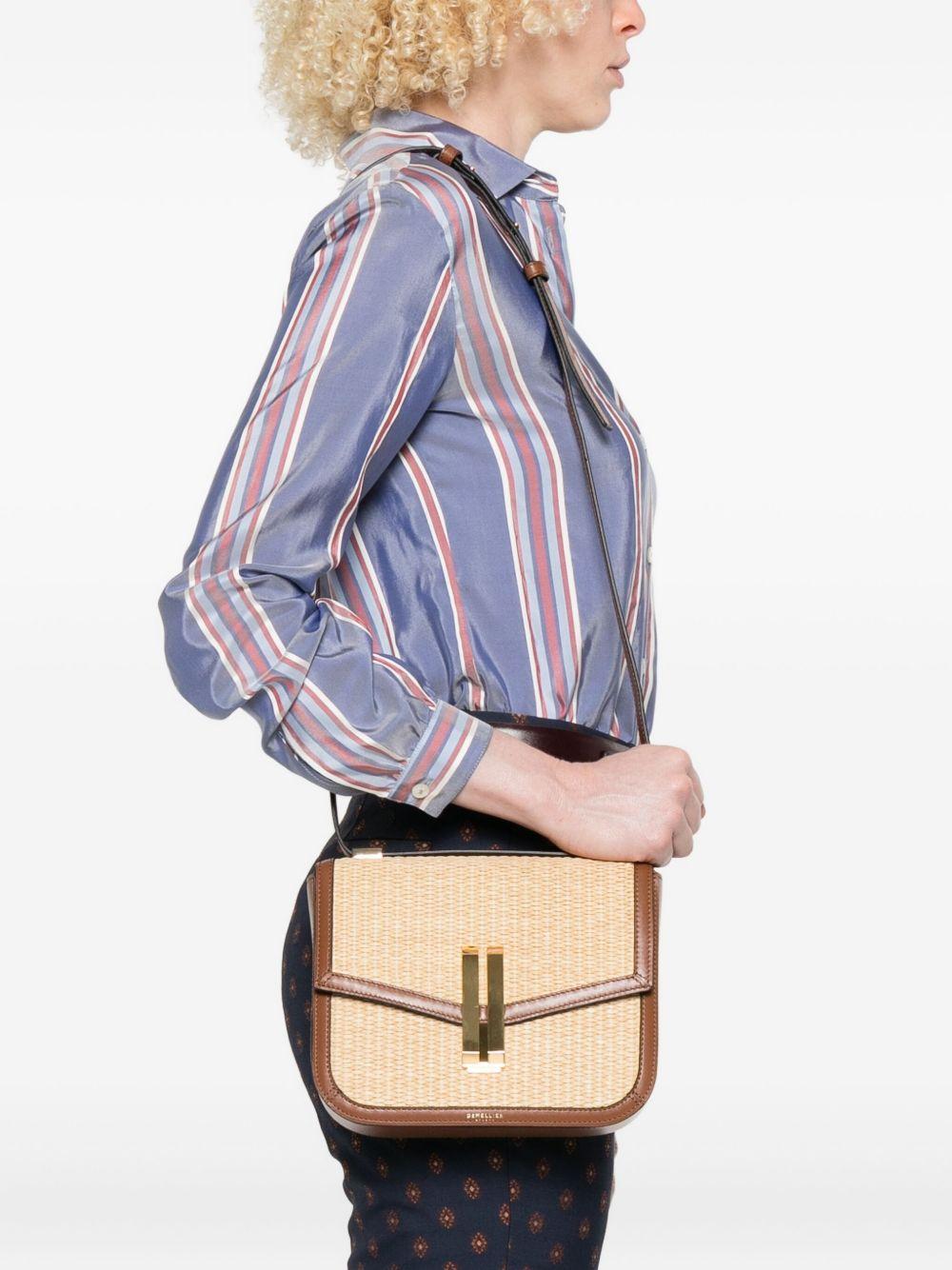 The Vancouver woven-raffia shoulder bag Product Image