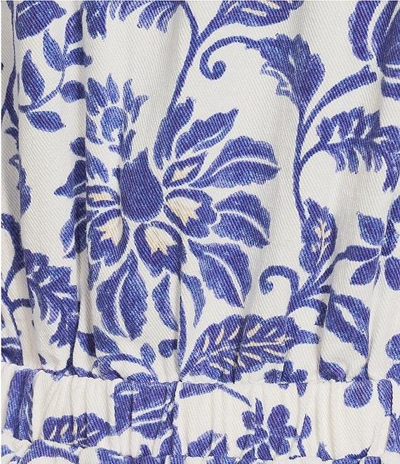 C&V Chelsea & Violet Floral Printed Shirt Dress Product Image