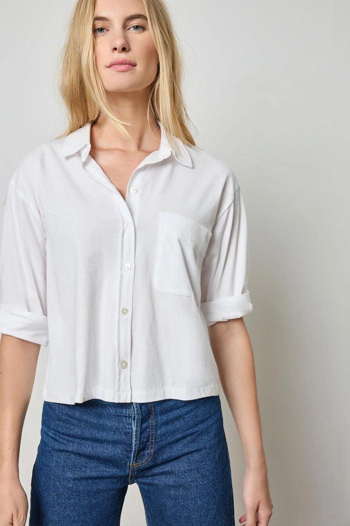 Easy Button Down Tee Product Image