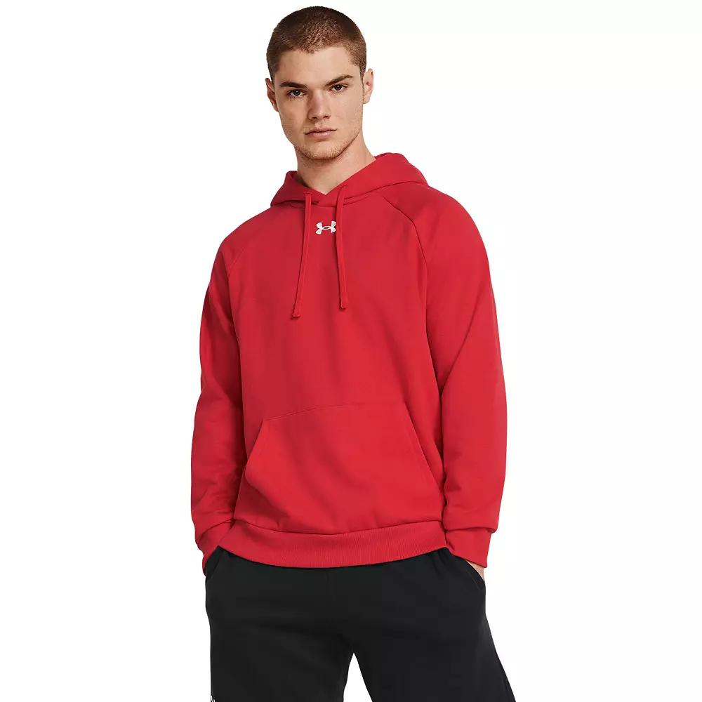 Men's Under Armour Solid Rival Fleece Hoodie,  Product Image