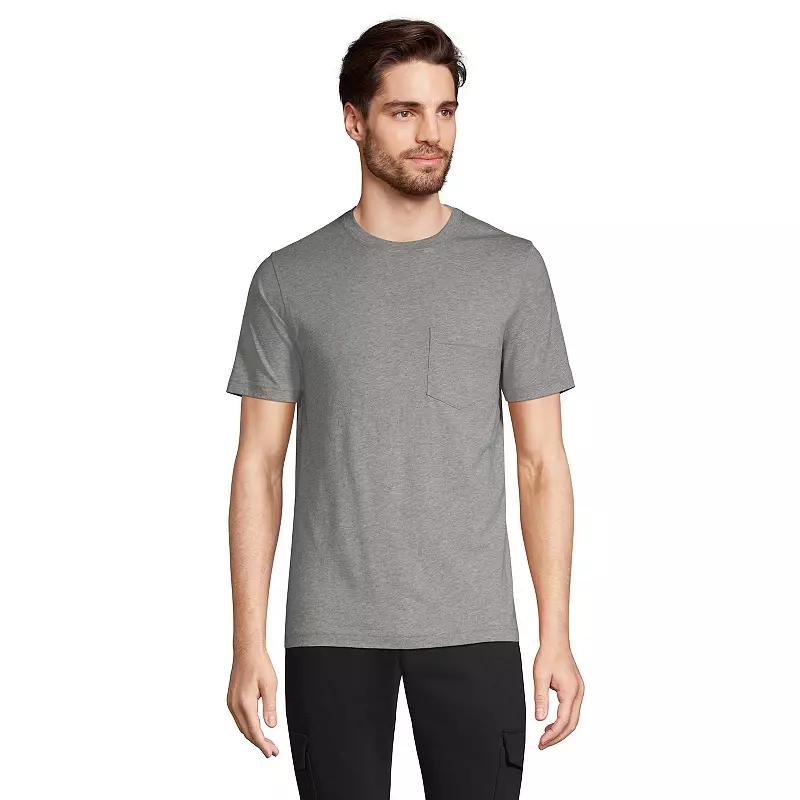 Men's Lands' End Supima Pocket Tee,  Product Image