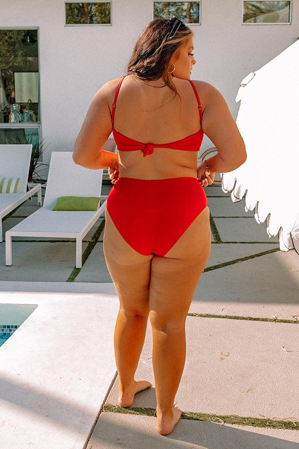 Huntington Beach Honey High Waist Bikini Bottom Curves Product Image