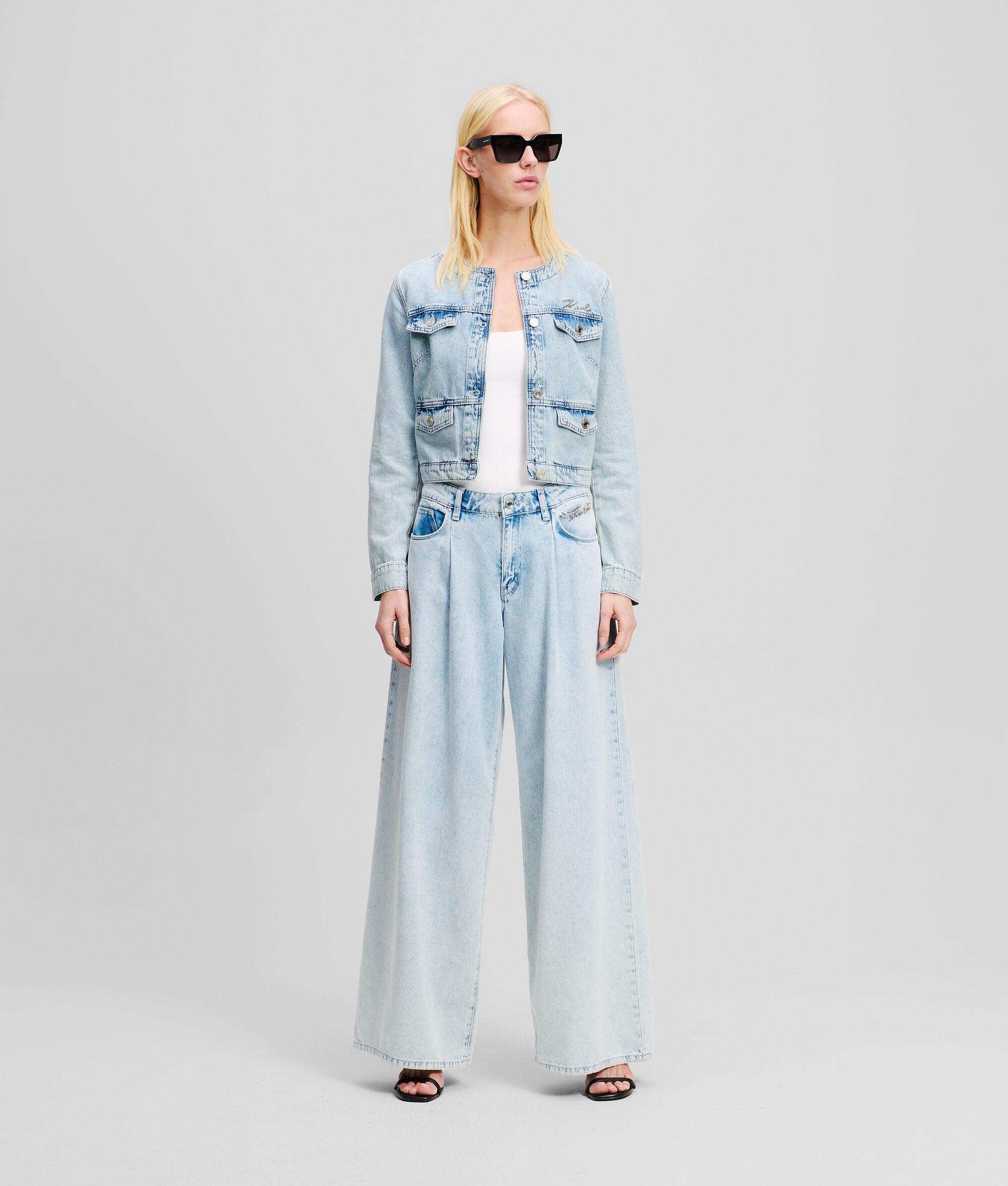 MID-RISE WIDE-LEG JEANS Product Image