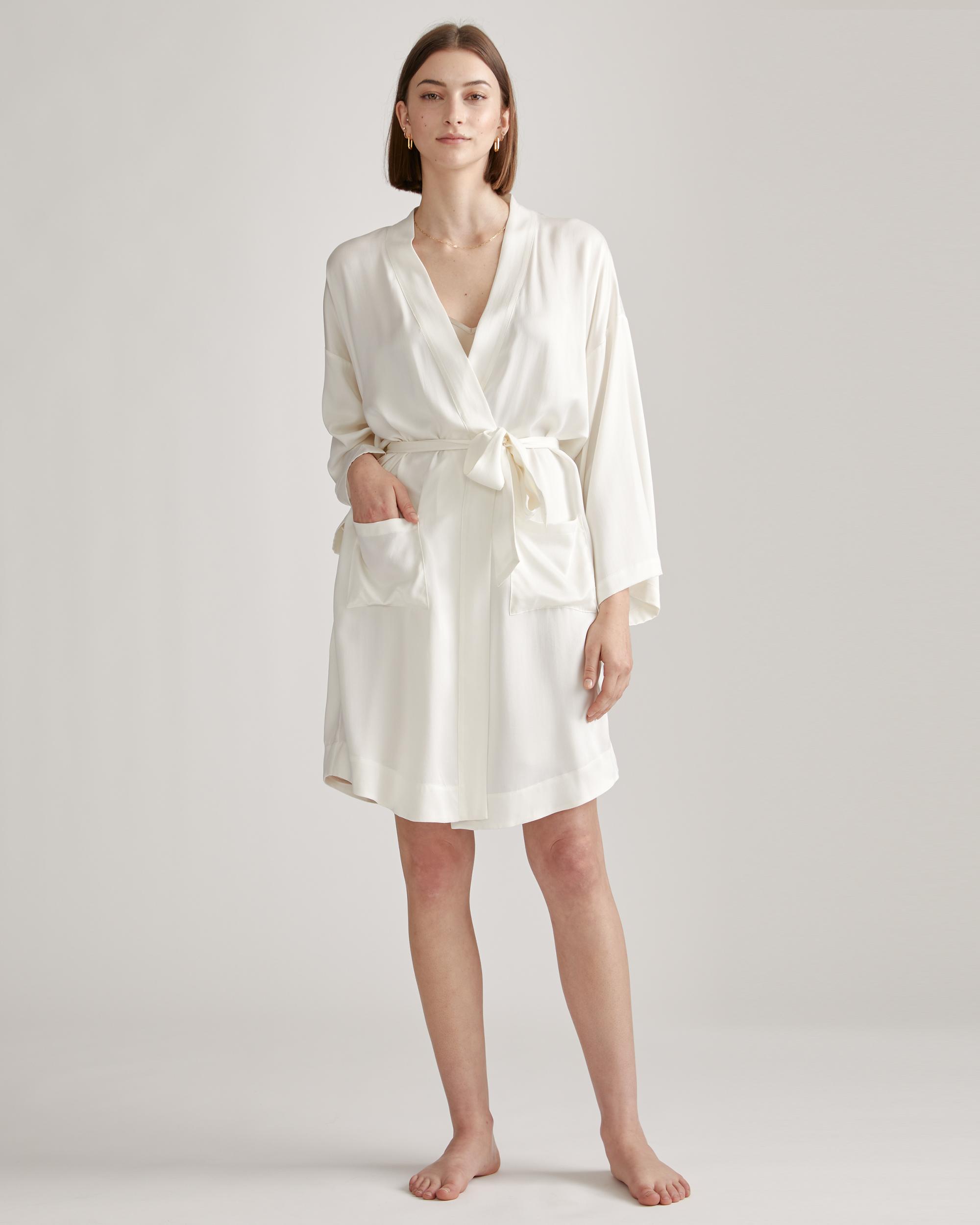 Quince | Women's Robe Mulberry Silk Product Image