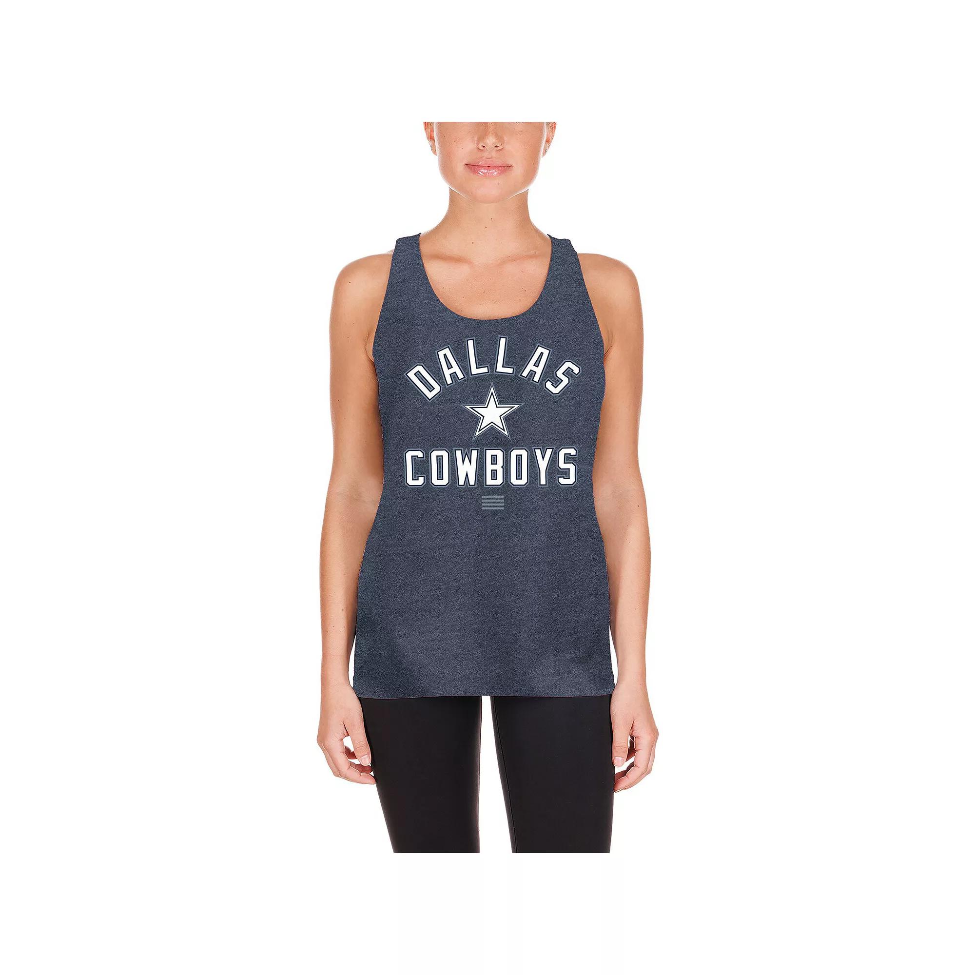 Women's New Era Navy Dallas Cowboys 2024 NFL Training Camp Tank Top,  Product Image