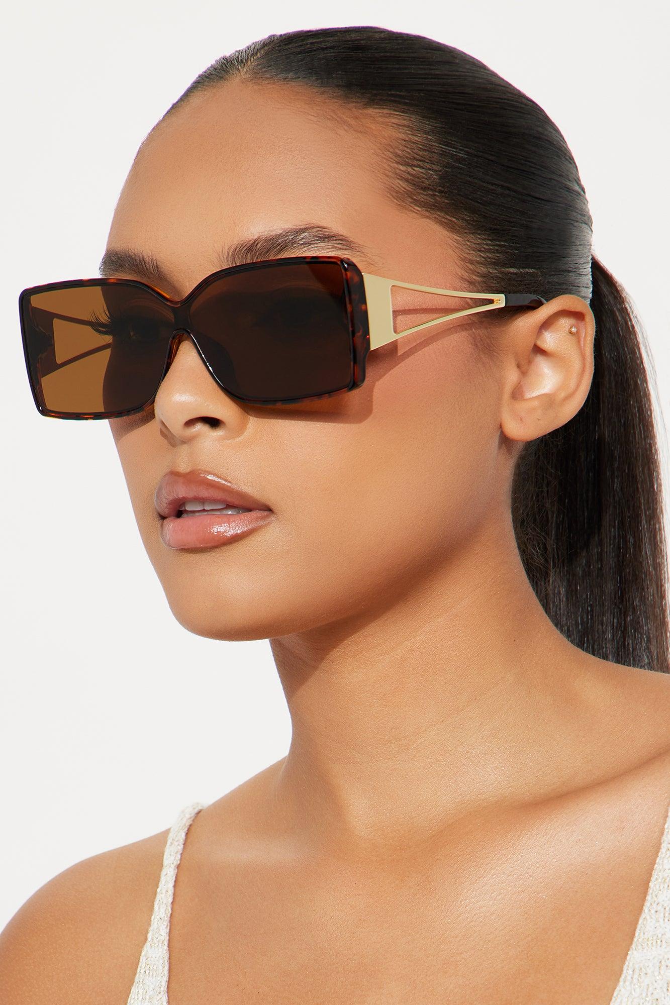 Third Avenue Oversized Square Sunglasses - Tortoise Product Image