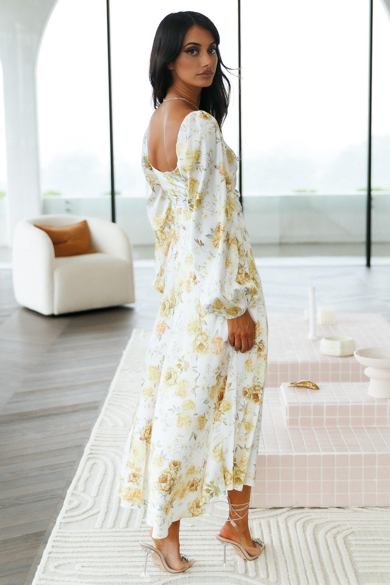 Daylight Words Maxi Dress Floral Product Image