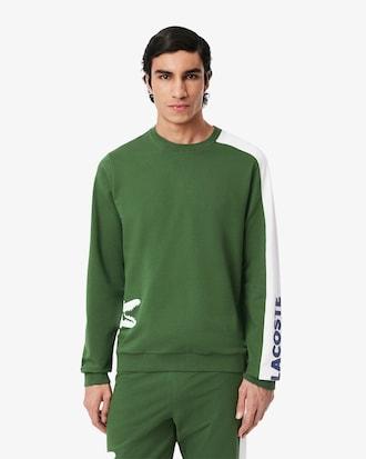 Printed Fleece Loungewear Sweatshirt Product Image