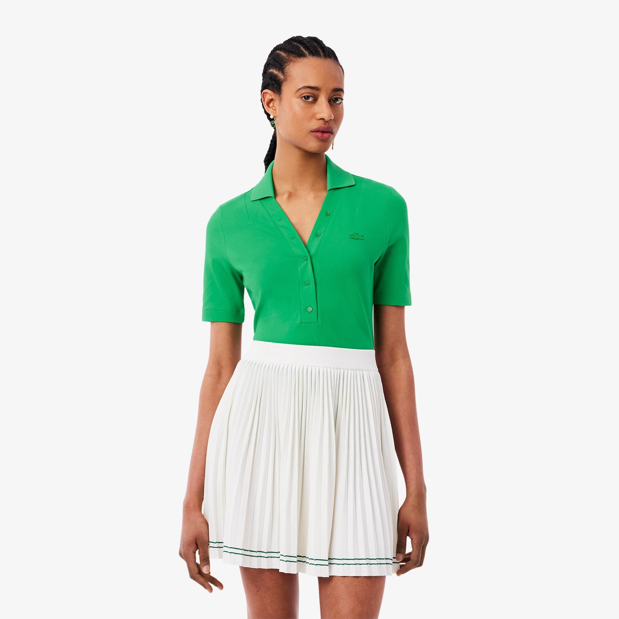 Runway Slim Fit Mini Piqué Polo Product Image