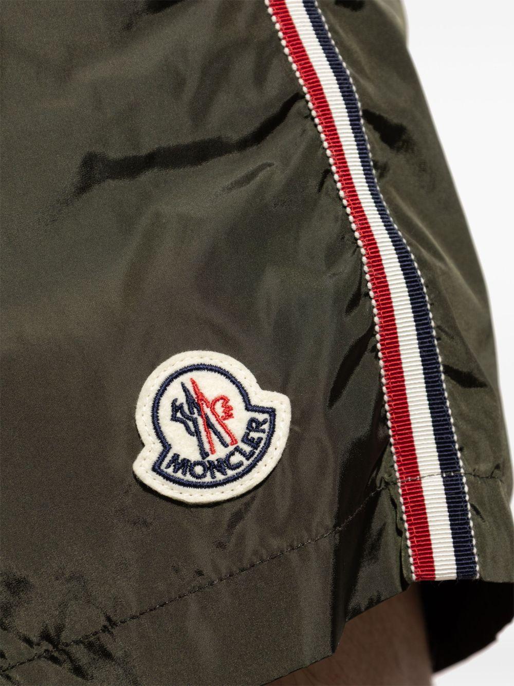 logo-patch swim shorts Product Image