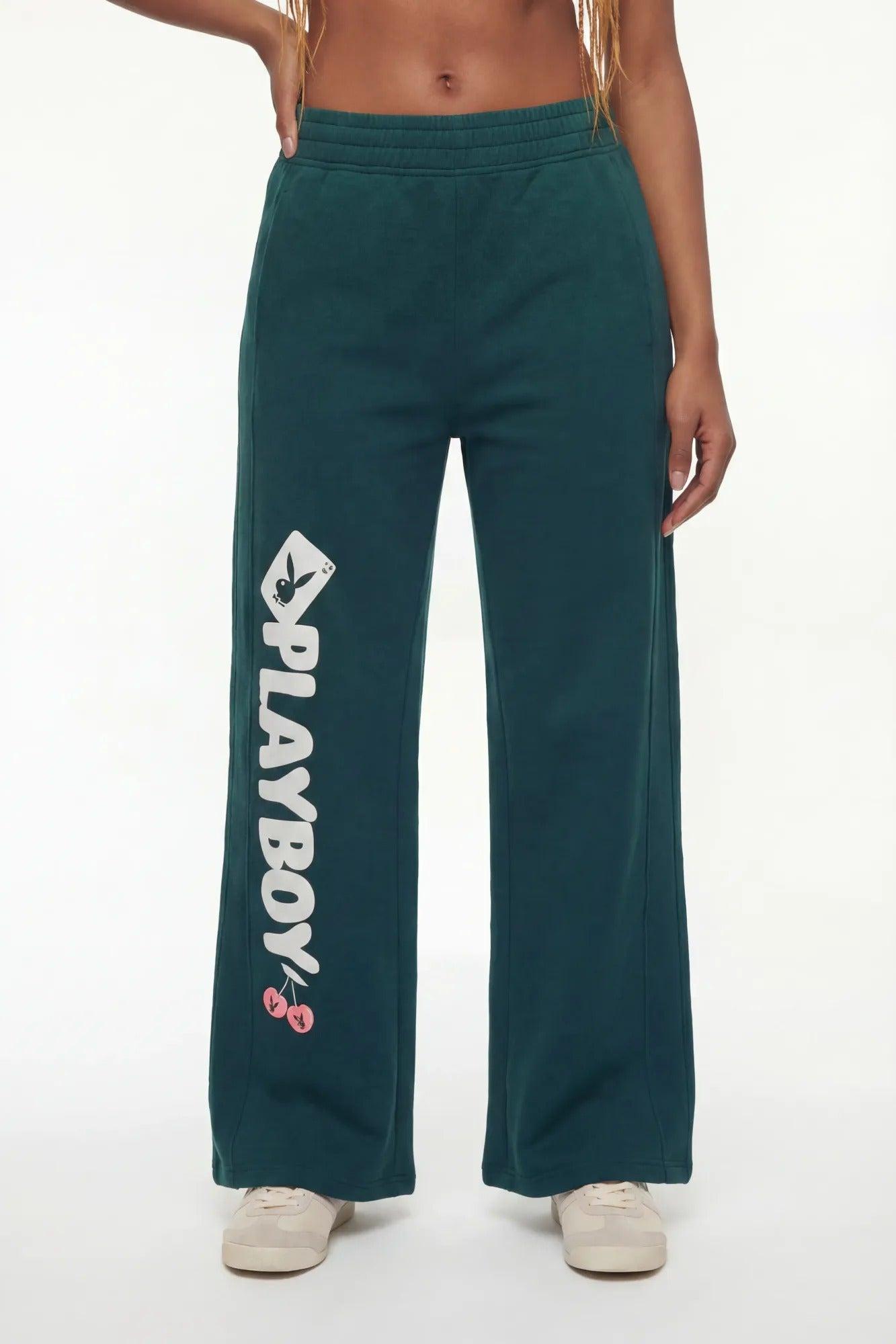 Playboy Ultra Wide Fleece Sweatpant Female Product Image