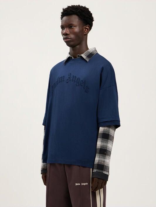 Curved Logo Loose Double T-Shirt Product Image