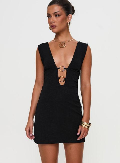 Steward Mini Dress Black Product Image