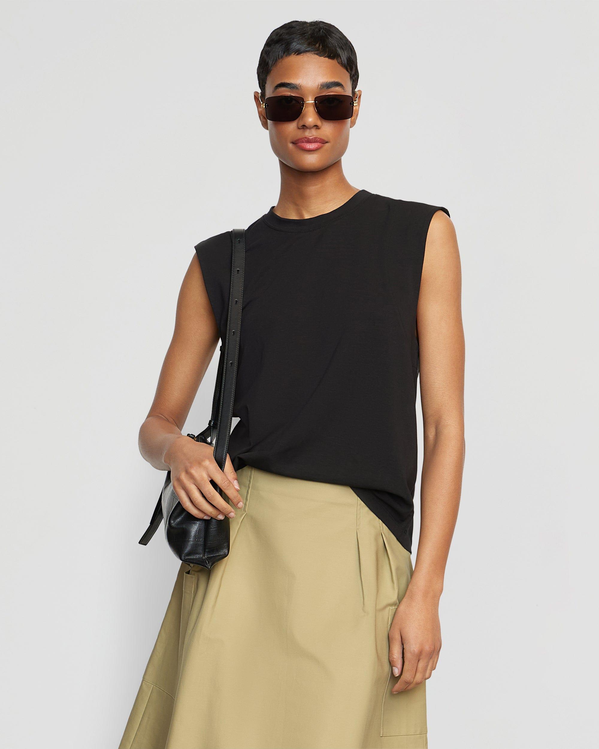 Nana Organic Cotton Structured-Shoulder Tee Product Image