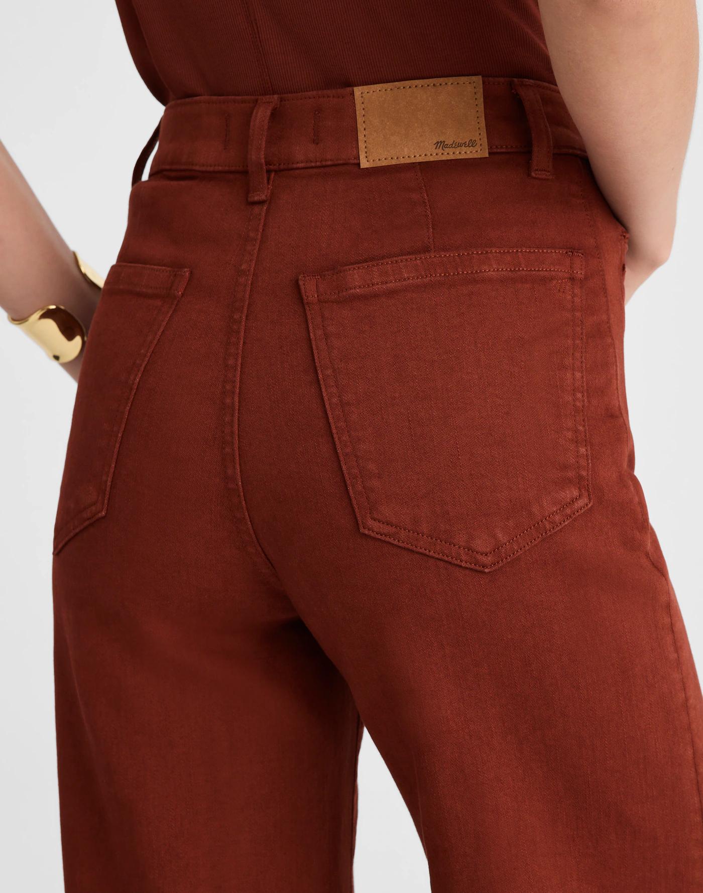 Flared Wide-Leg Crop Jeans Product Image