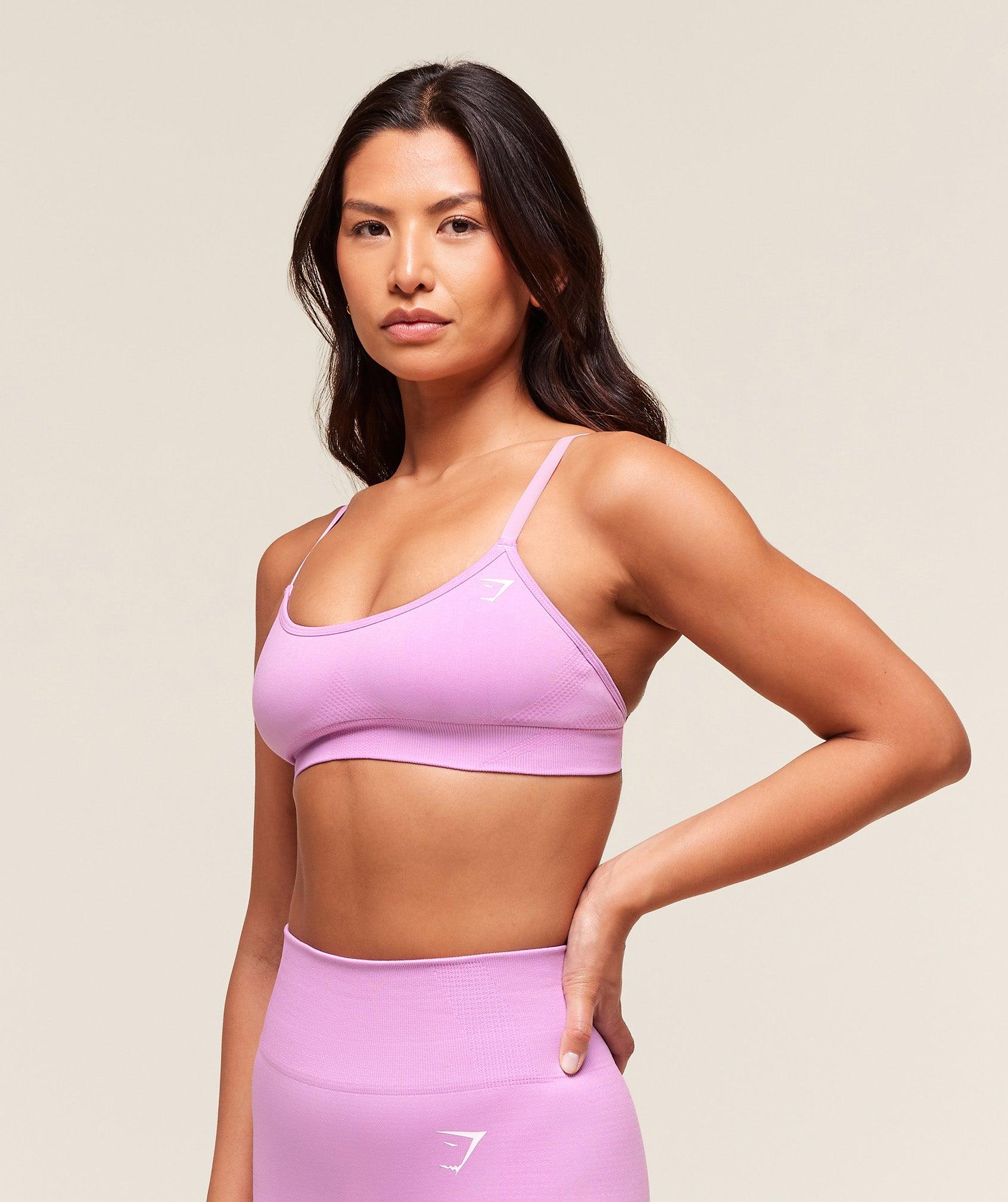Gymshark Vital Sports Bra - Sour Pink Marl Female Product Image