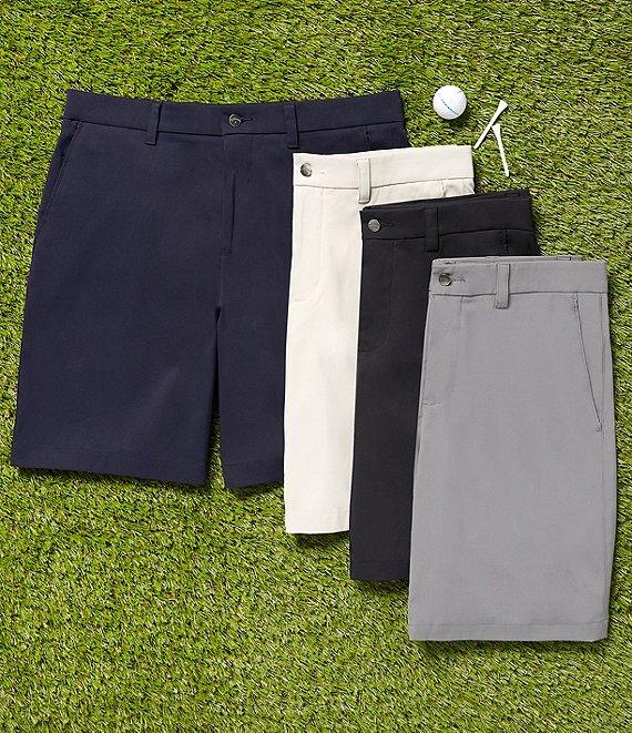 Callaway Classic Fit Flat Front Opti-Stretch Active Waistband Solid 9#double; Inseam Shorts Product Image