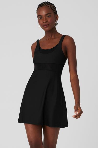 Airlift Double Trouble Tennis Dress - Black Product Image