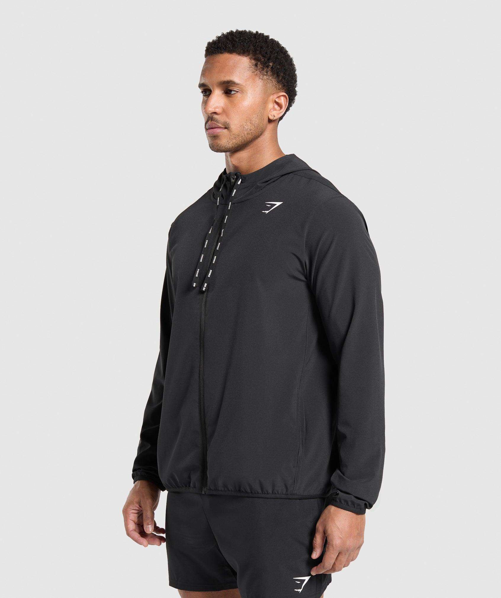 Gymshark Arrival Track Jacket - Black Male Product Image
