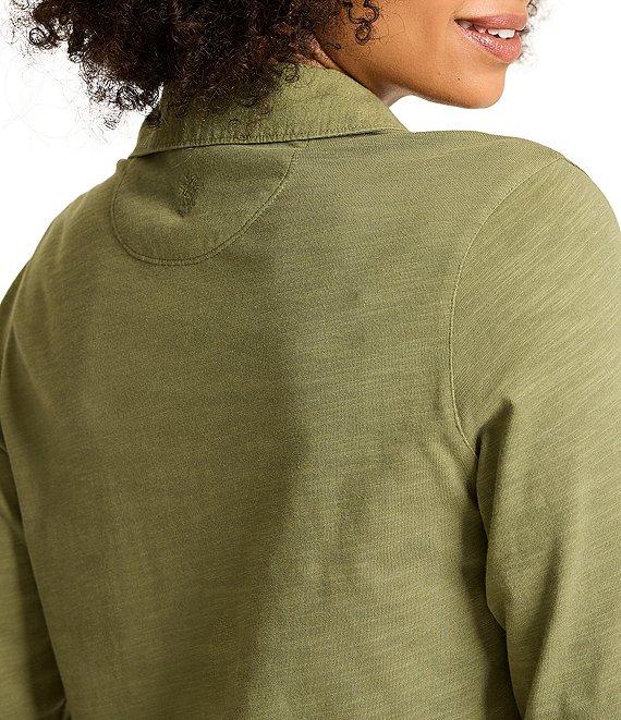 Tommy Bahama Ashby Isles Jersey Collared V-neck Pocketed Dress Product Image