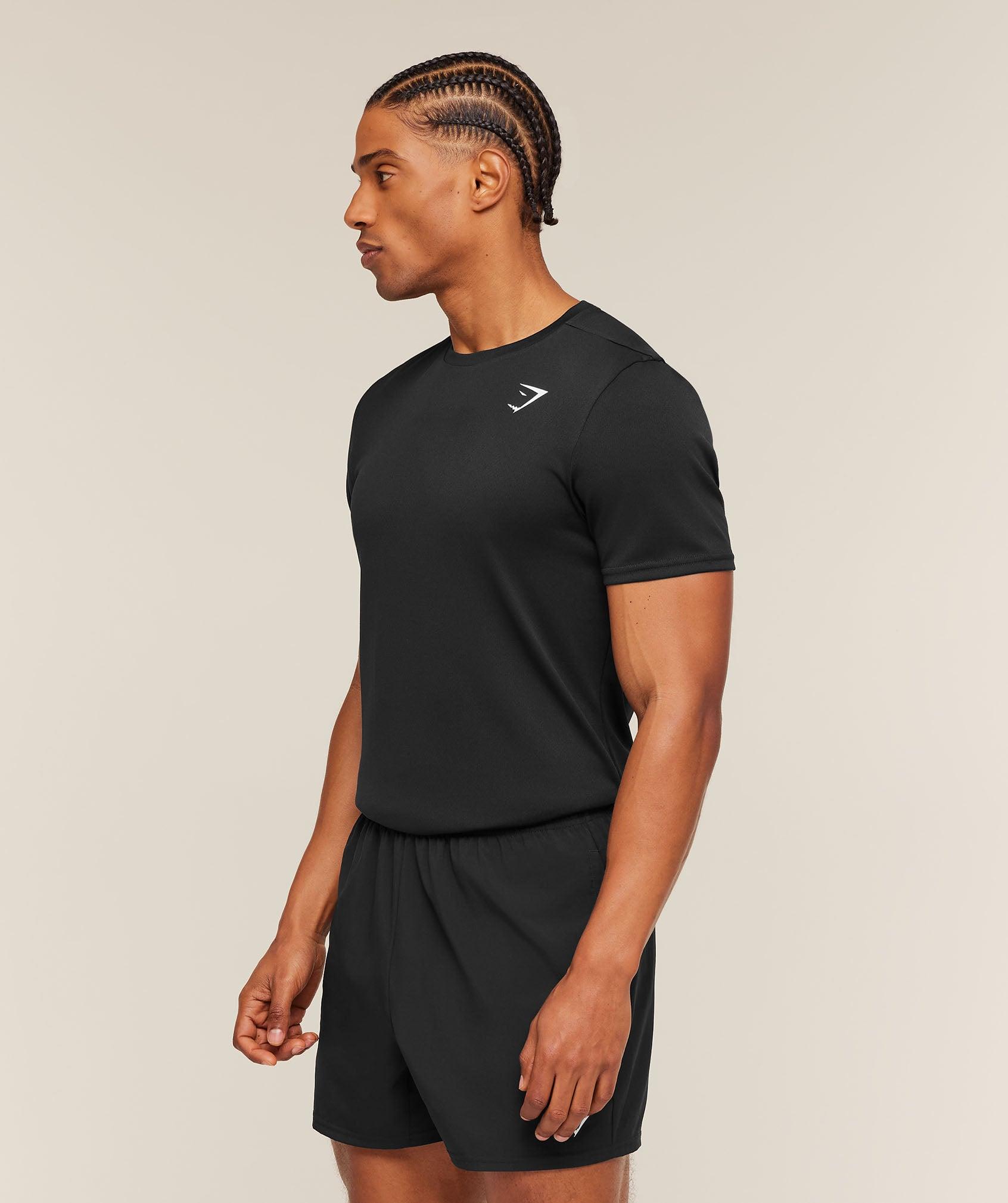 Gymshark Arrival T-Shirt - Black Male Product Image