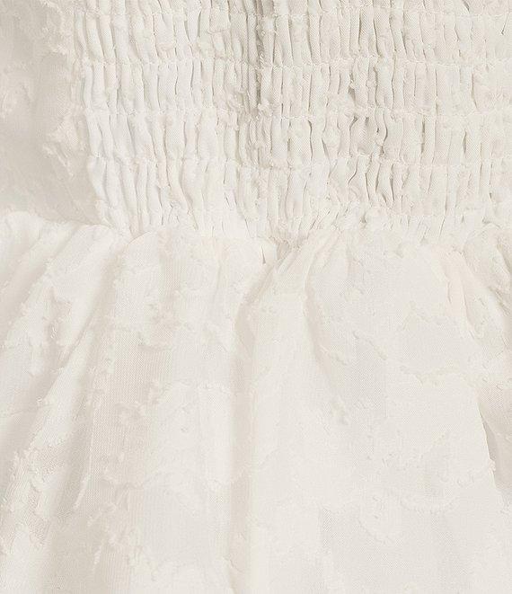 Next Up Sweetheart Neck Long Sleeve Tiered Dress Product Image