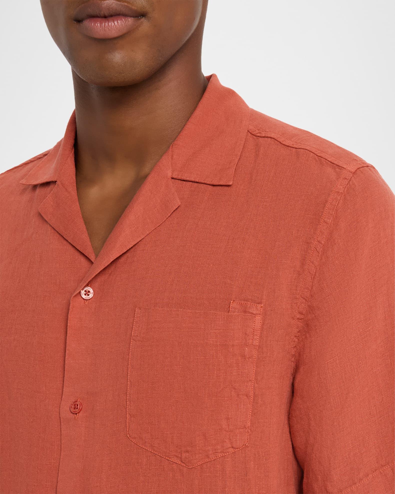 Men's Angelo Linen Short-Sleeve Shirt Product Image