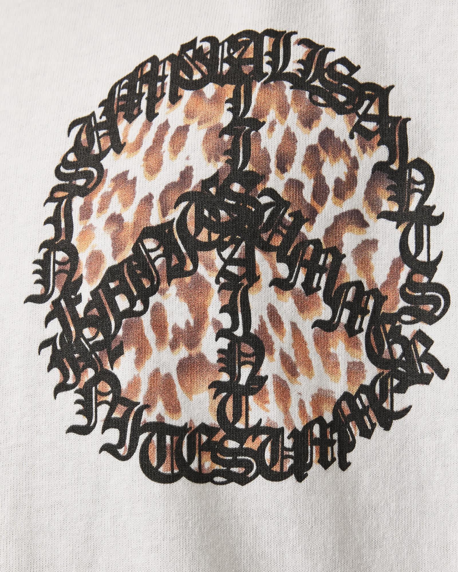 Incessant Leopard Logo Oversized T-Shirt Product Image