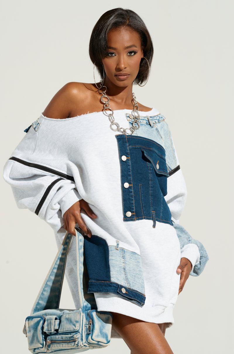 ADIRA MINI SWEATER DRESS Product Image