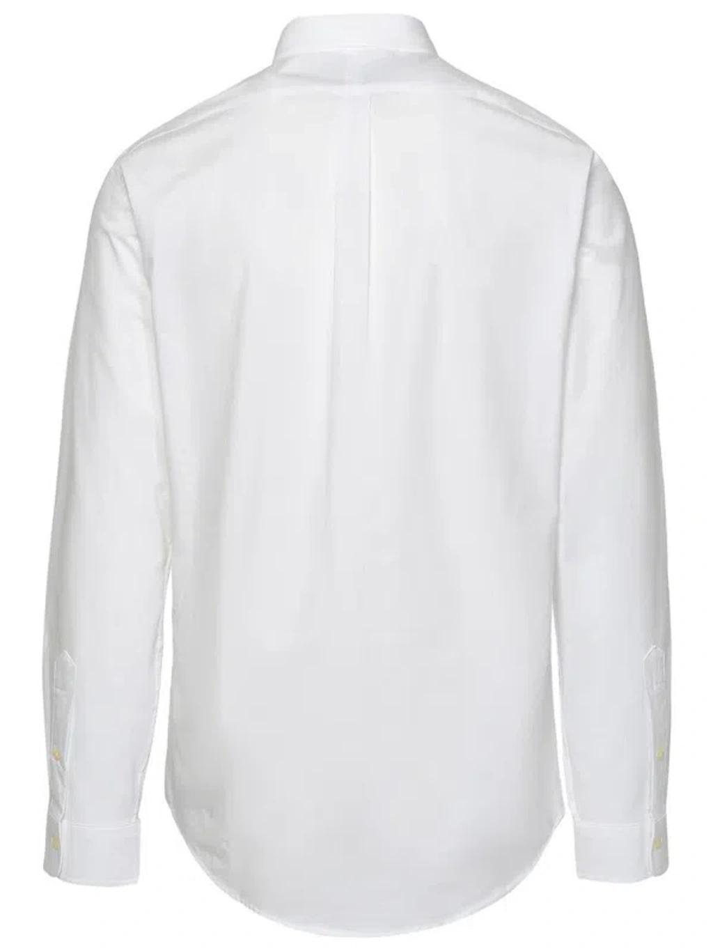 POLO RALPH LAUREN Long Sleeve Sport Shirt Clothing In White Product Image