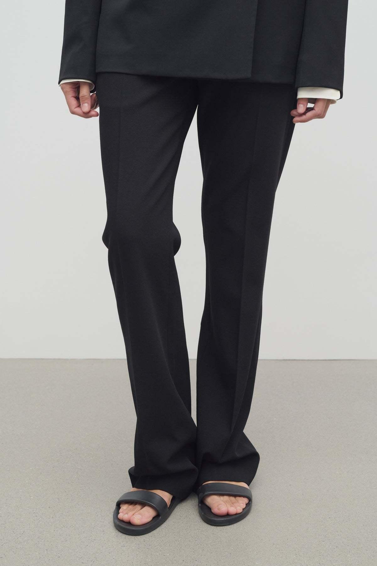 Black Foam Sandals Product Image