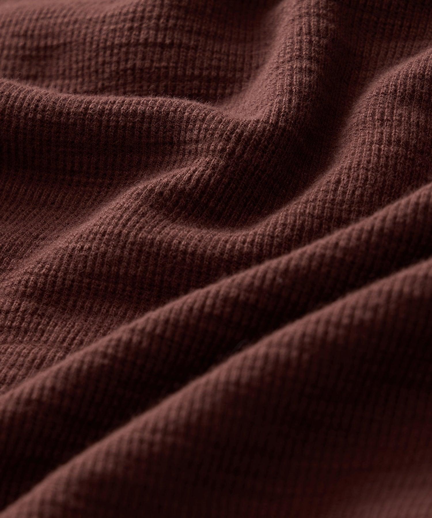 Lightweight Mini Waffle Henley Product Image