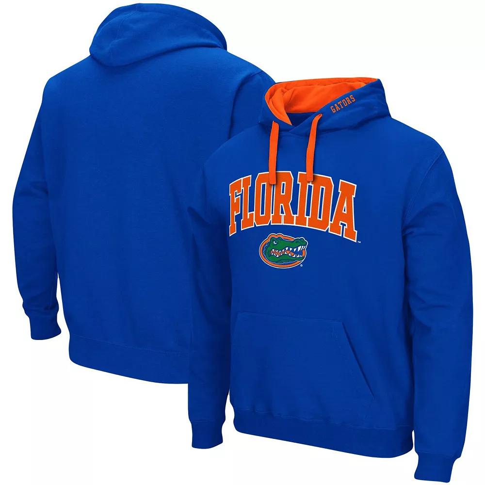 Men's Colosseum Royal Florida Gators Big & Tall Arch & Logo 2.0 Pullover Hoodie,  Product Image
