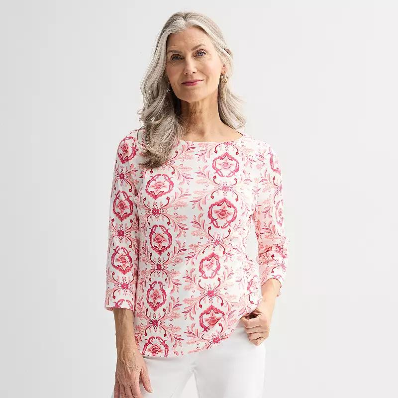 Women's Croft & Barrow® Boatneck Top,  Product Image
