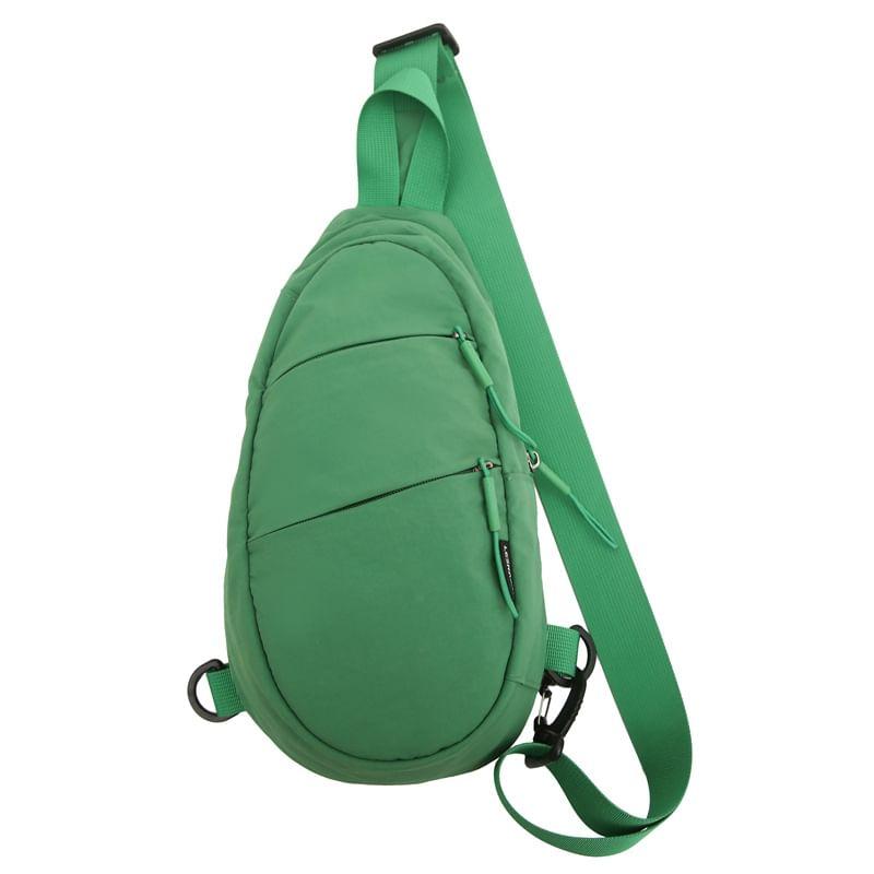 Plain Zip Sling Bag Product Image