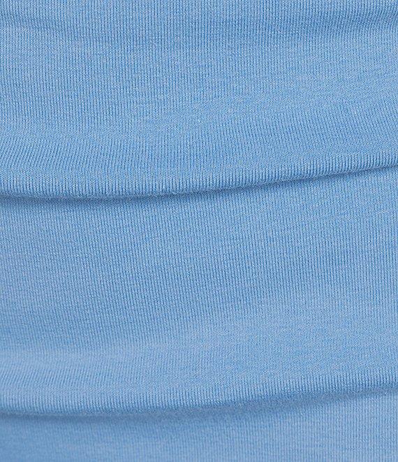 GB Knit Ruched Crew Neck Short Sleeve Bodycon Mini Dress Product Image