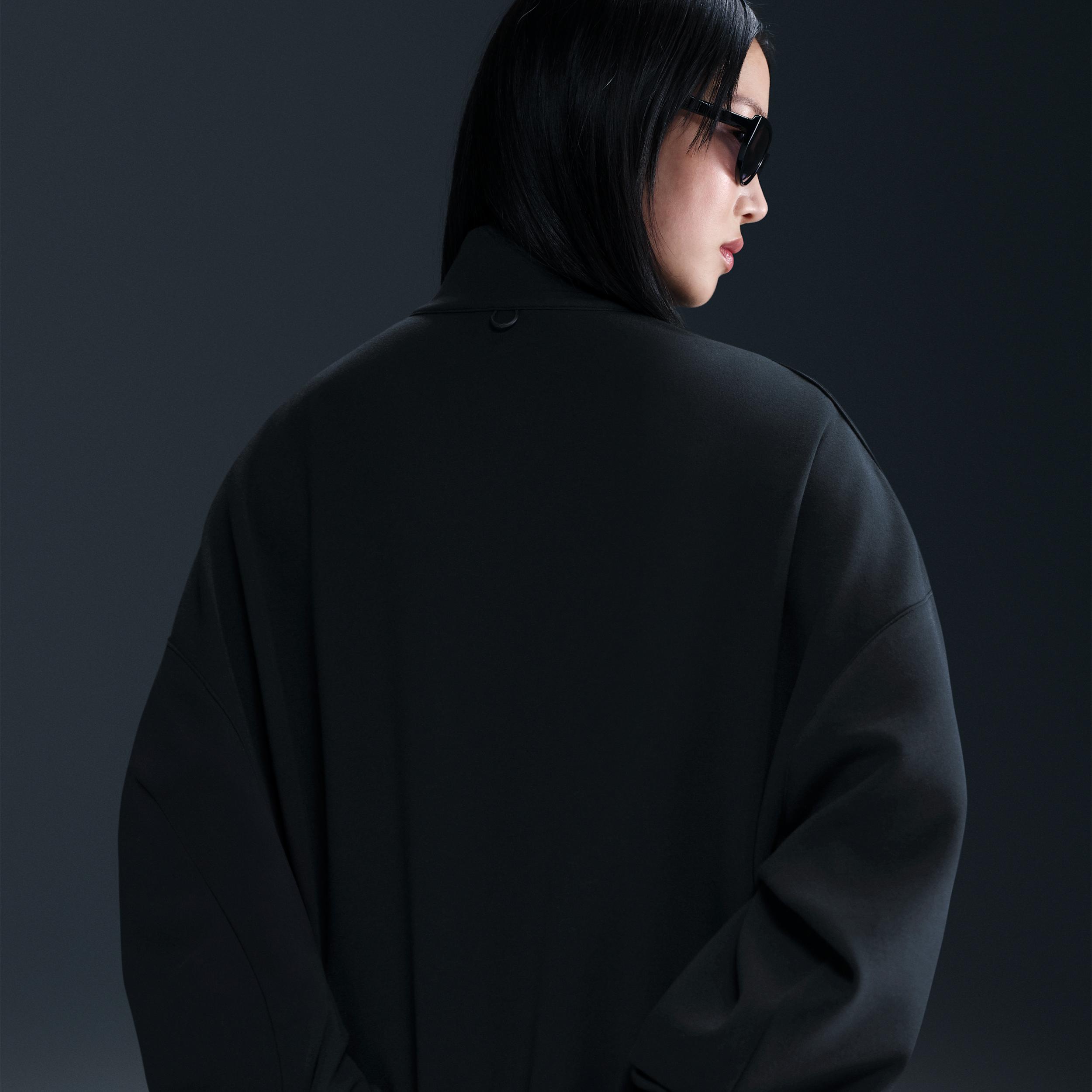 Nike Womens 24.7 ImpossiblySoft Dri-FIT Oversized 1/2-Zip Top | HQ8188-010 Product Image