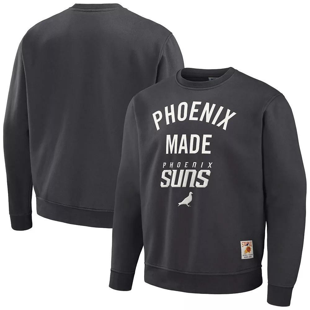 Men's NBA x Staple Anthracite Phoenix Suns Plush Pullover Sweatshirt,  Product Image