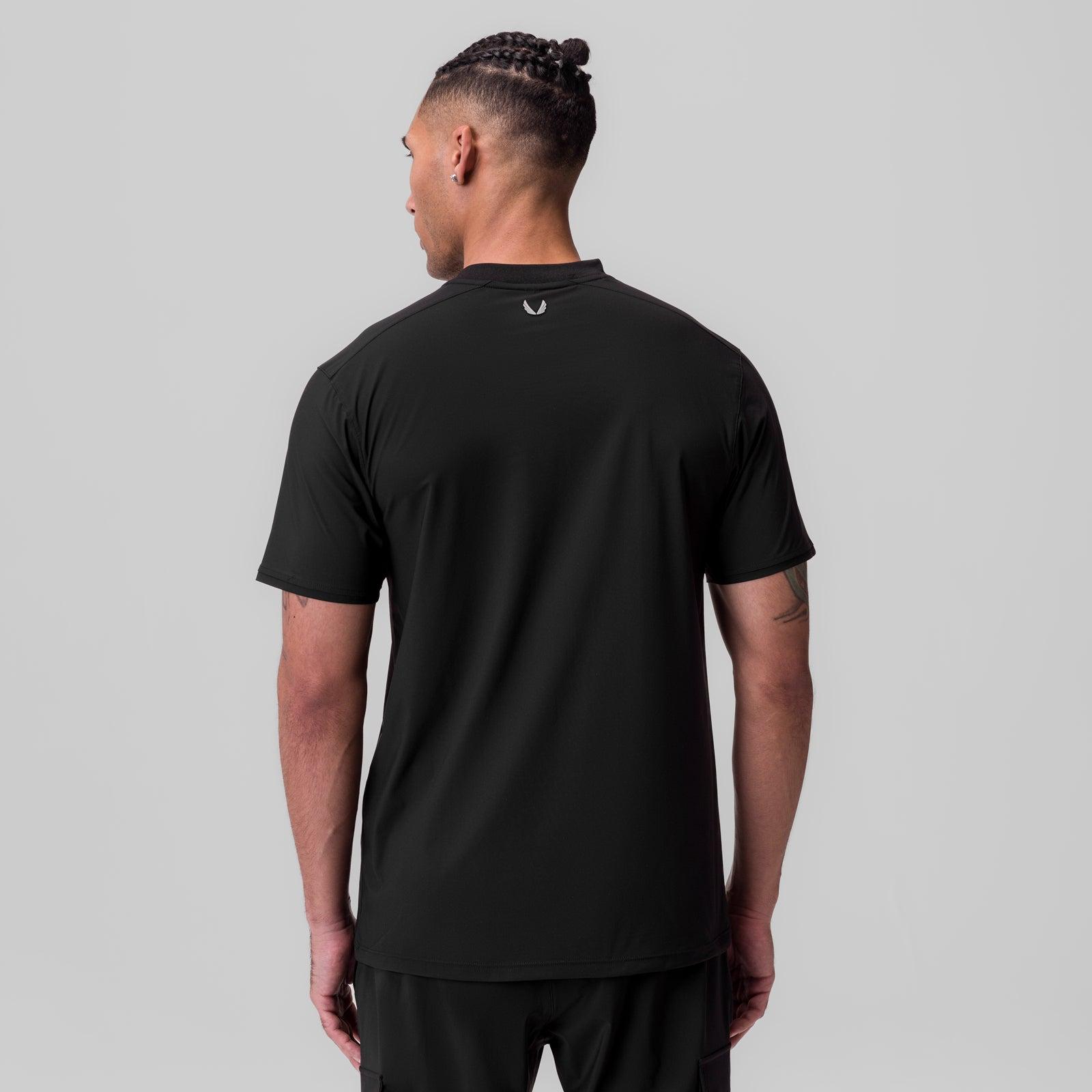 1087. Tetra-Lite® Ice Zip Tee - Black Product Image