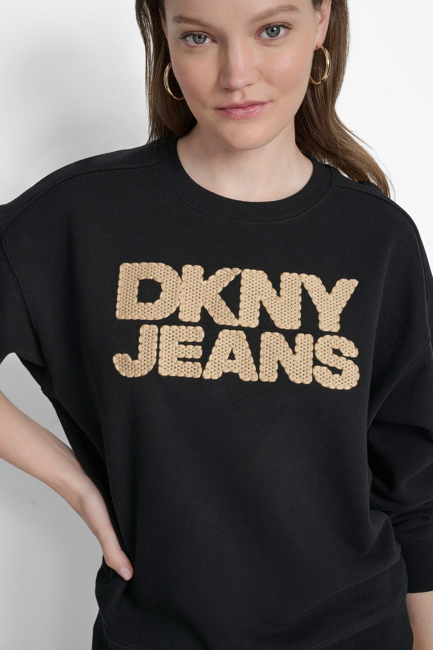 STACKED BASKETWEAVE LOGO SWEATSHIRT Product Image