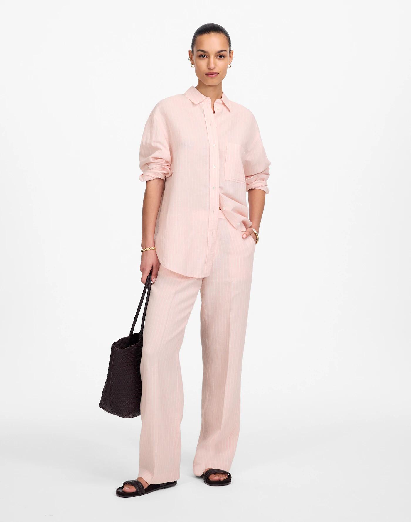 Oversized Button-Up Shirt Product Image