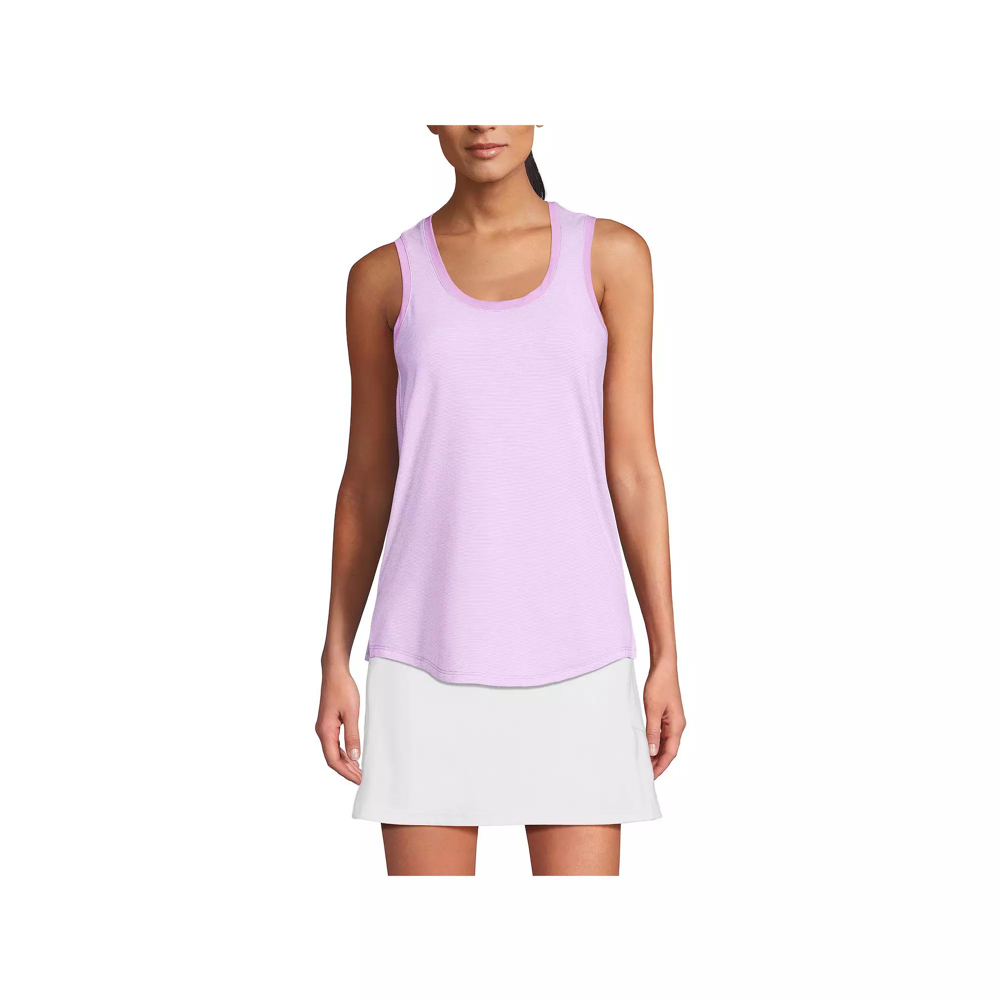 Petite Lands' End Sleeveless Power Performance Scoop Neck Tunic Tank, Women's,  Product Image