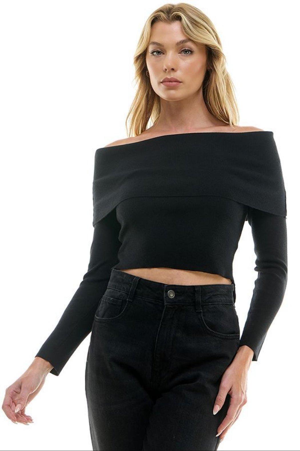 Off Shoulder Sweater Product Image