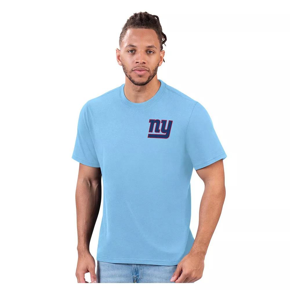 Men's Margaritaville Light Blue New York Giants Flip Flop T-Shirt,  Product Image
